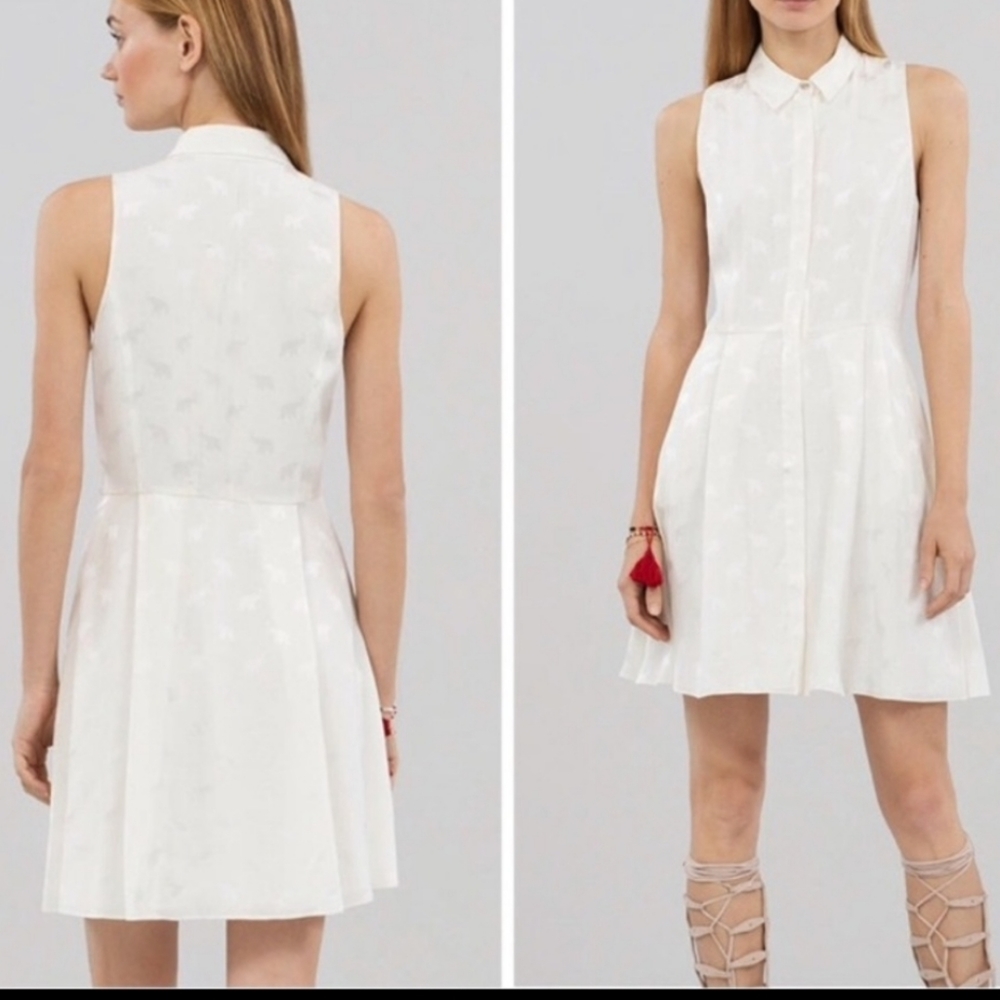 NWT size 4 Rachel Roy White sleeveless dress